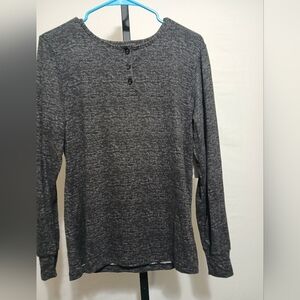 Pire Champ Long Sleeve Button Top